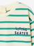 Organic Cotton T-Shirt with Press Studs on the Back, for Babies red+striped green 