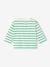 Organic Cotton T-Shirt with Press Studs on the Back, for Babies red+striped green 