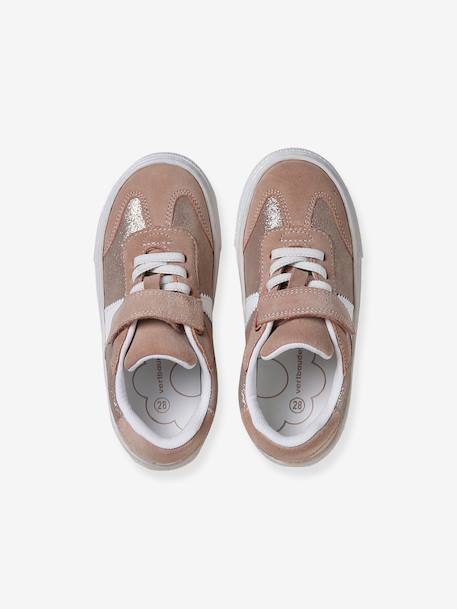 Girl's synthetic trainers set pink 