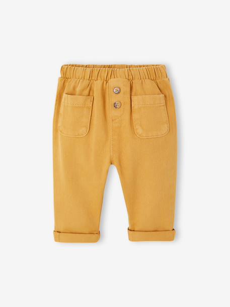 Trousers with Elasticated Waistband for Babies caramel+vanilla 