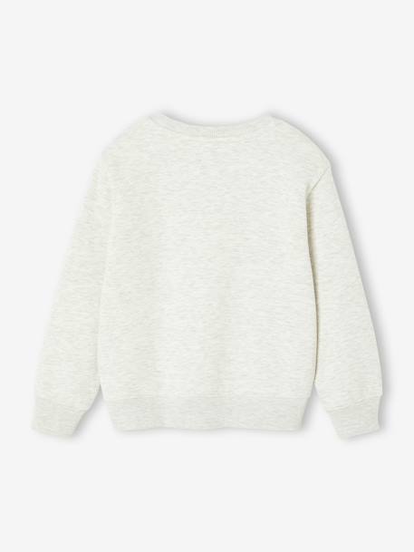 Fancy Sweatshirt for Boys green+marl white+ochre+pale blue 