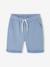 Boys' Fleece Bermuda Shorts chambray blue+Dark Blue+pecan nut 