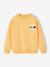 Long Sleeve Sweatshirt with Round Neckline for Boys dusky pink+pastel yellow 