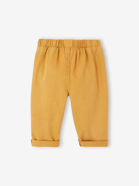 Trousers with Elasticated Waistband for Babies caramel+vanilla 