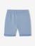 Boys' Fleece Bermuda Shorts chambray blue+Dark Blue+pecan nut 