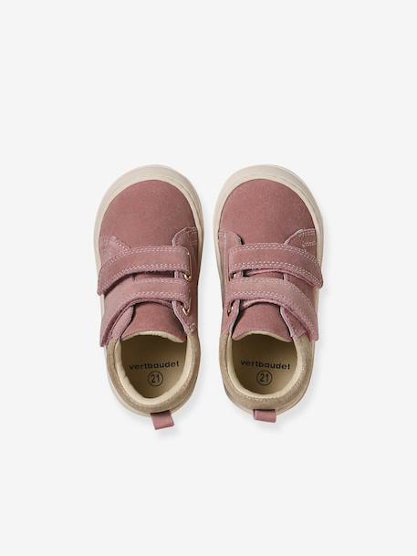 Soft Leather Ankle Boots for Babies, Designed for First Steps bronze+gold+mauve+old rose+printed beige+printed blue+printed green+printed pink+rose+rosy+set pink+turquoise 