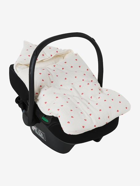 Baby Nest in Cotton Gauze crystal blue+grey blue+printed beige+printed pink+vanilla+white+WHITE MEDIUM ALL OVER PRINTED 