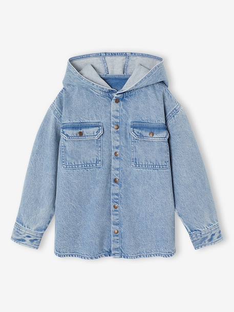 Boy's denim shirt double stone 