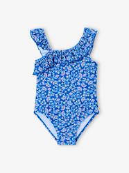 Girls-1-Piece Floral Swimsuit for Girls