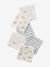 Pack of 6 Washable Wipes printed white+white 