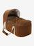Soft faux fur moses basket ecru 