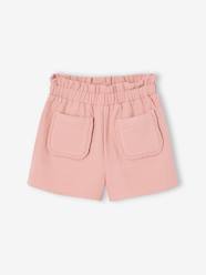 Girls-Girl's paperbag shorts in twill
