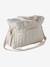24-hour bag MAMA TEDDY cappuccino+ecru+printed white+white 