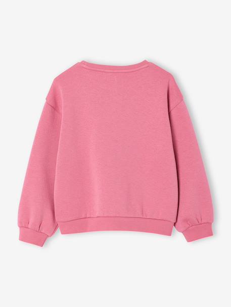 Basics Sweatshirt with Motif for Girls anthracite+coral+peony pink+purple clover+sage+vanilla 