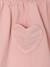 Skirt with Heart Pockets for Girls rose 