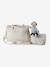 24-hour bag MAMA TEDDY cappuccino+ecru+printed white+white 