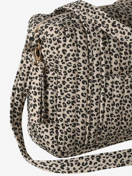 JOIOSA cotton muslin changing bag bronze+ecru+night blue+printed beige 
