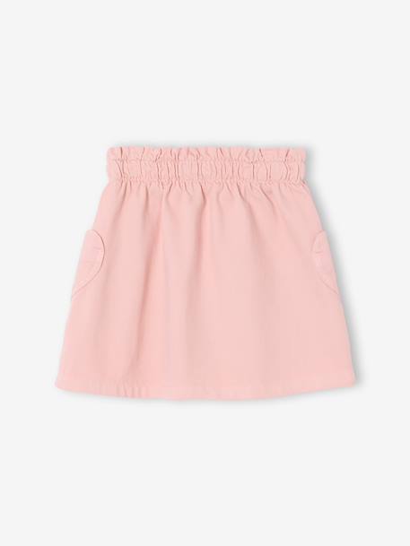Skirt with Heart Pockets for Girls rose 
