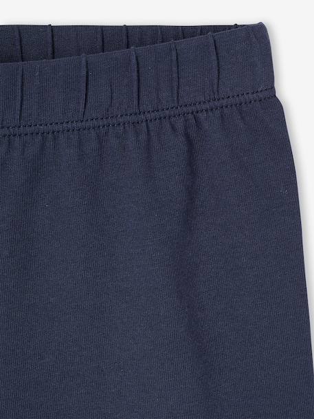 Pack of 2 girls' cycling shorts beige+coral 