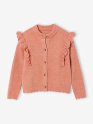 Girls-Fancy Ruffled Cardigan for Girls 