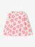 Pack of 3 long-sleeved girls' fancy t-shirts anthracite+coral+ecru+grey blue+indigo+mauve+rose 