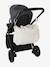 24-hour bag MAMA TEDDY cappuccino+ecru+printed white+white 
