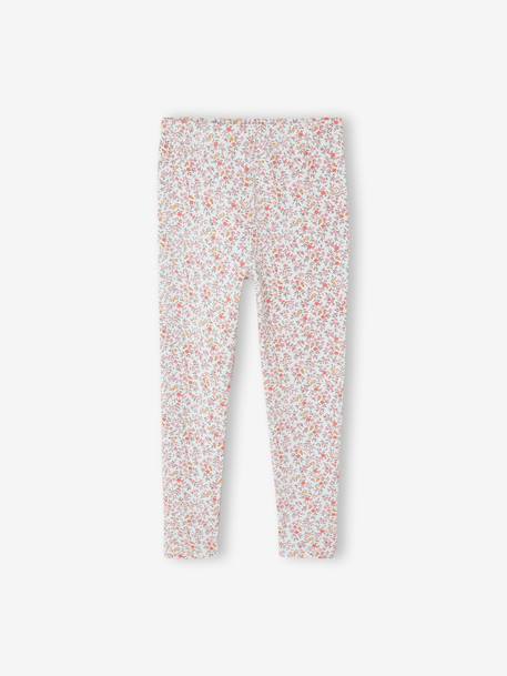 Printed Leggings for Girls almond green+aqua green+blue+ink blue+mauve+printed green+printed pink 