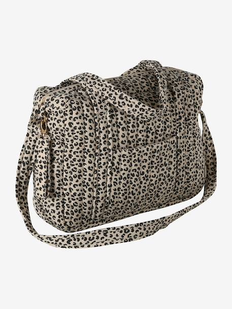 JOIOSA cotton muslin changing bag bronze+ecru+night blue+printed beige 