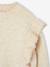 Knitted Jumper for Girls ecru 