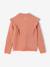 Fancy Ruffled Cardigan for Girls bronze+rosy 