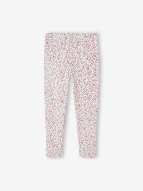 Printed Leggings for Girls almond green+aqua green+blue+ink blue+mauve+printed green+printed pink 