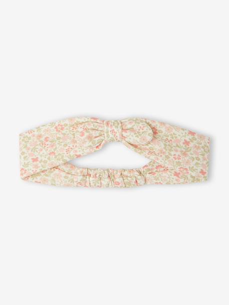 Fleece Dungarees + Headband for Babies ecru+vanilla 