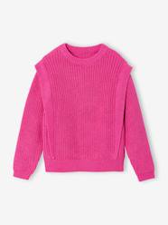 Girls-Jumper with Frill Detail On the Shoulders, for Girls 