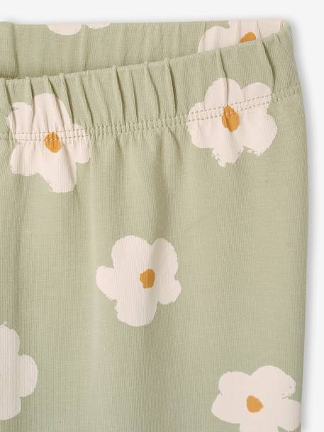 Printed Leggings for Girls almond green+aqua green+blue+ink blue+mauve+printed green+printed pink 