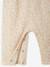 Fleece Dungarees + Headband for Babies ecru+vanilla 