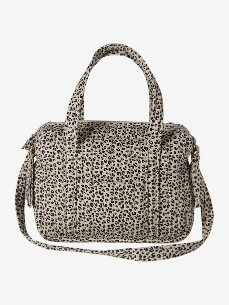 JOIOSA cotton muslin changing bag bronze+ecru+night blue+printed beige 