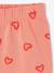 Pack of 2 girls' cycling shorts beige+coral 