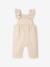 Fleece Dungarees + Headband for Babies ecru+vanilla 