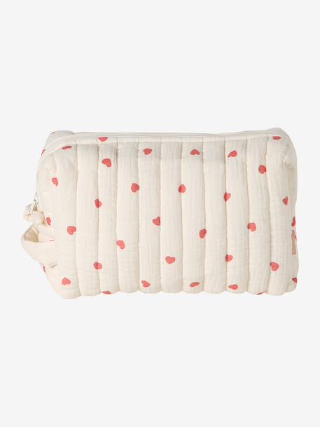 Mama Cotton Gauze Toiletry Bag ecru+hazel+printed beige+white 