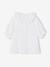 Girl's English embroidery shirt ecru 