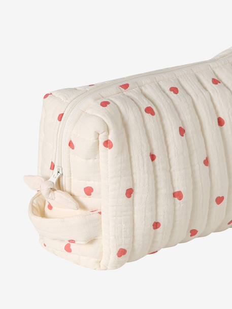 Mama Cotton Gauze Toiletry Bag ecru+hazel+printed beige+white 