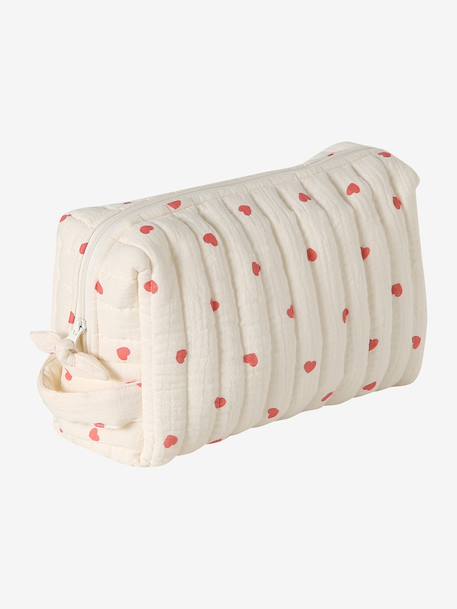 Mama Cotton Gauze Toiletry Bag ecru+hazel+printed beige+white 