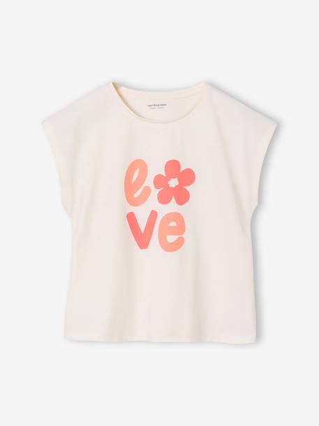 Pack of 3 girls' short-sleeved t-shirts - BASICS pale blue+rosy 