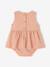 Dress with Integrated Bodysuit for Newborns old rose 