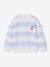 Sailor-type Sweatshirt with Ruffles on the Sleeves, for Girls navy blue+old rose+pale blue+peony pink+red 