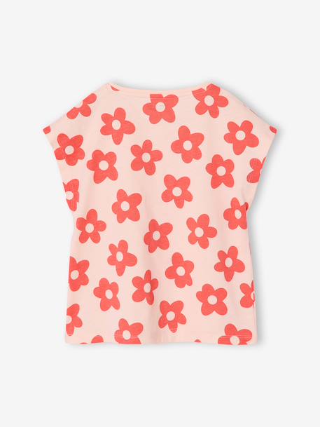 Pack of 3 girls' short-sleeved t-shirts - BASICS pale blue+rosy 