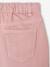 Embroidered girl's short medium blue+rose+sage green 