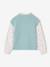 Girl's 2-in-1 jumper with sleeves grey blue+rose 