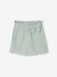 Girls-Frilly girls' shorts in cotton gauze