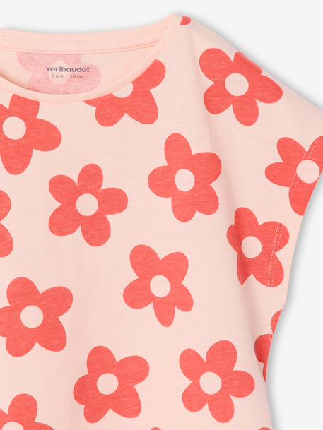 Pack of 3 girls' short-sleeved t-shirts - BASICS pale blue+rosy 